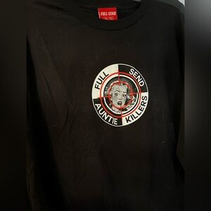 Full Send Black Long Sleeve Tee